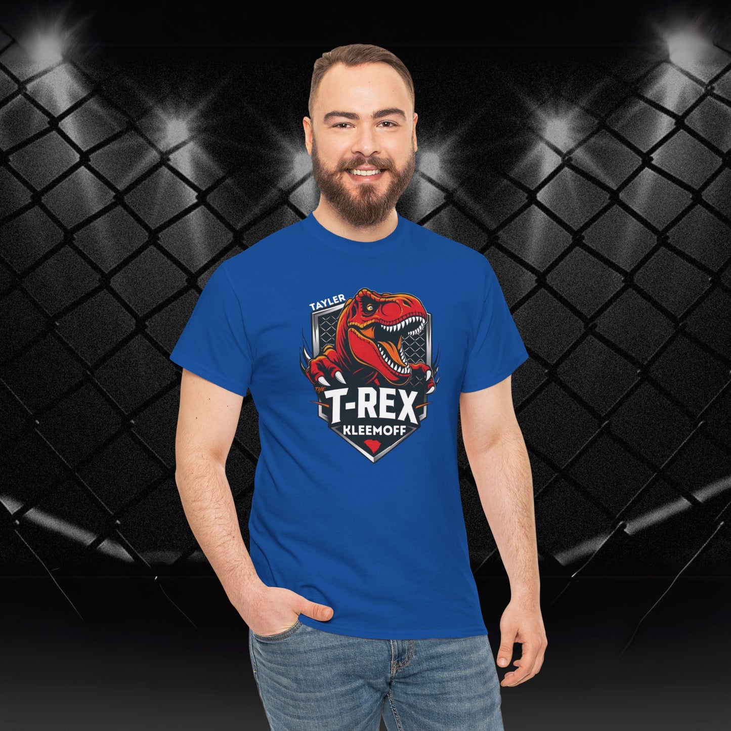 Tayler "The T-Rex" Kleemoff logo tee