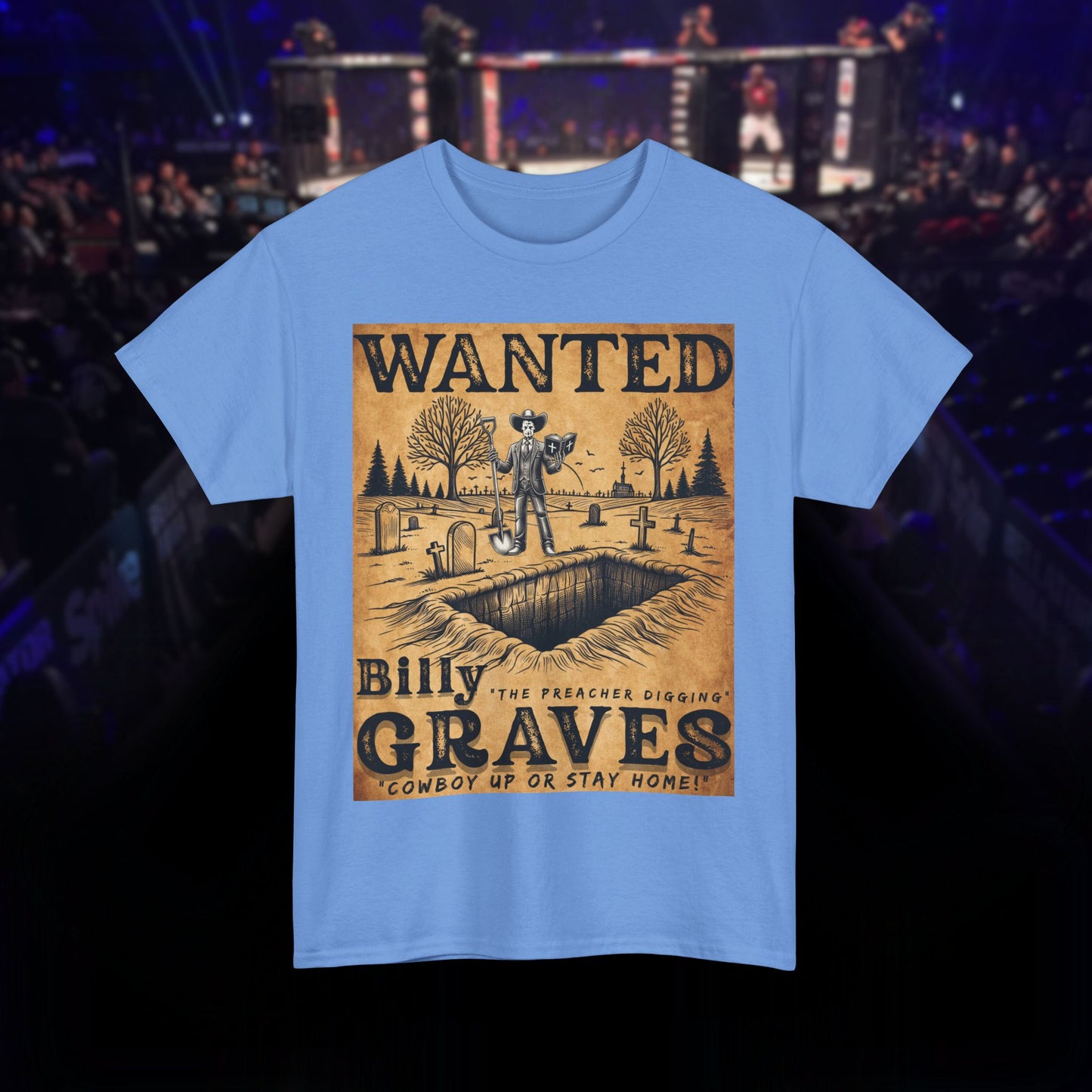 Billy The Preacher Digging" Graves Tee