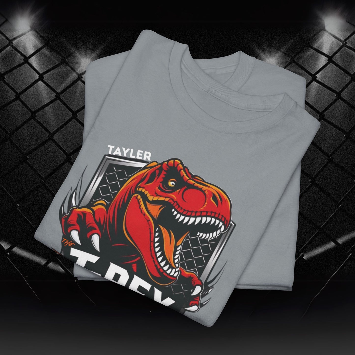 Tayler "The T-Rex" Kleemoff logo tee