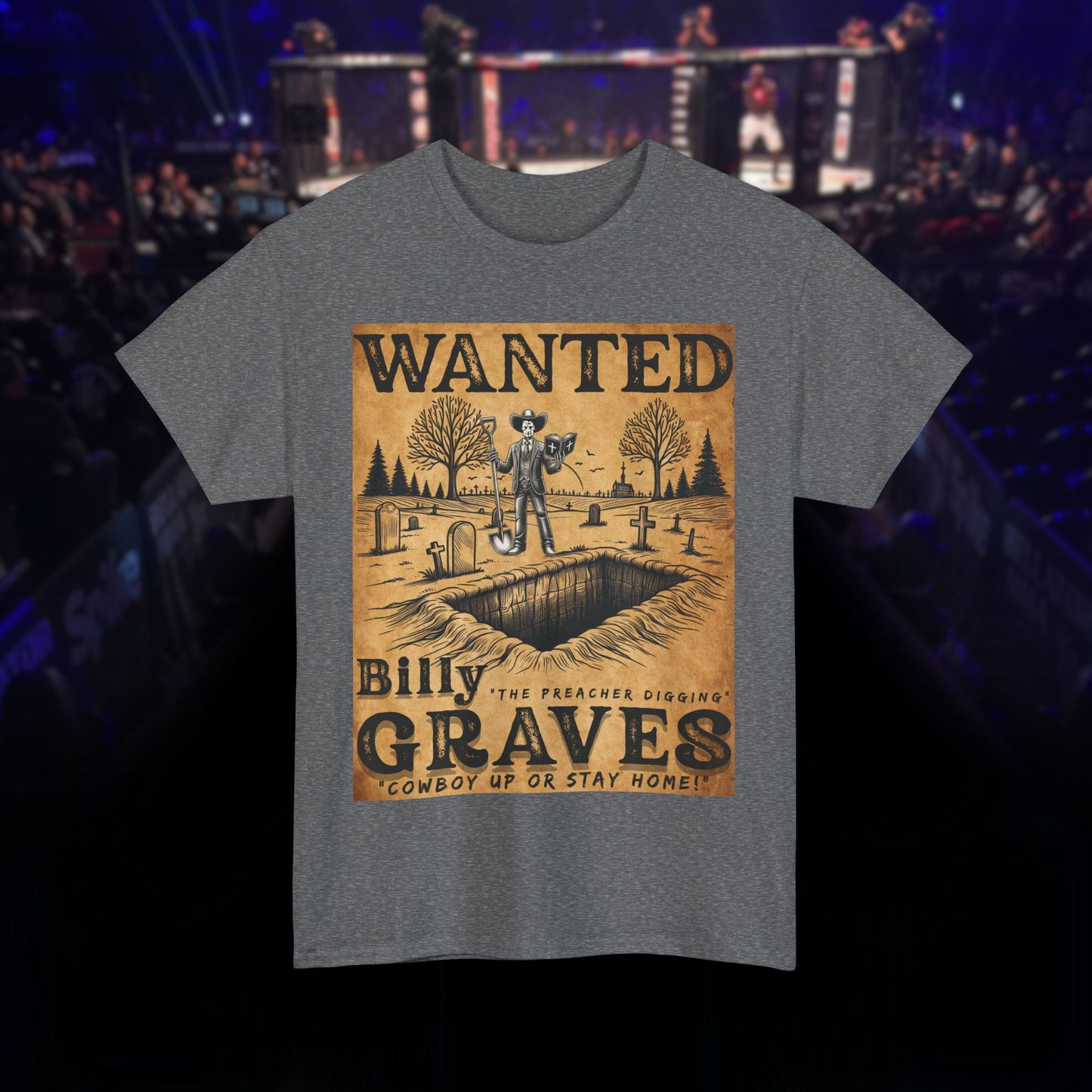 Billy The Preacher Digging" Graves Tee