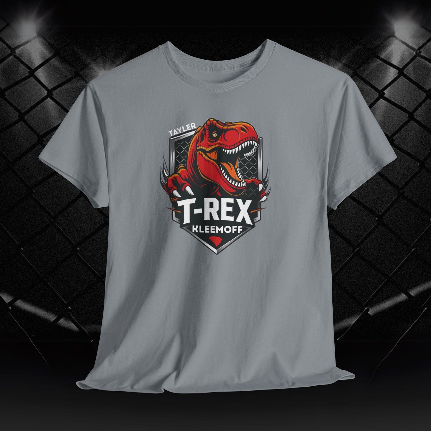 Tayler "The T-Rex" Kleemoff logo tee