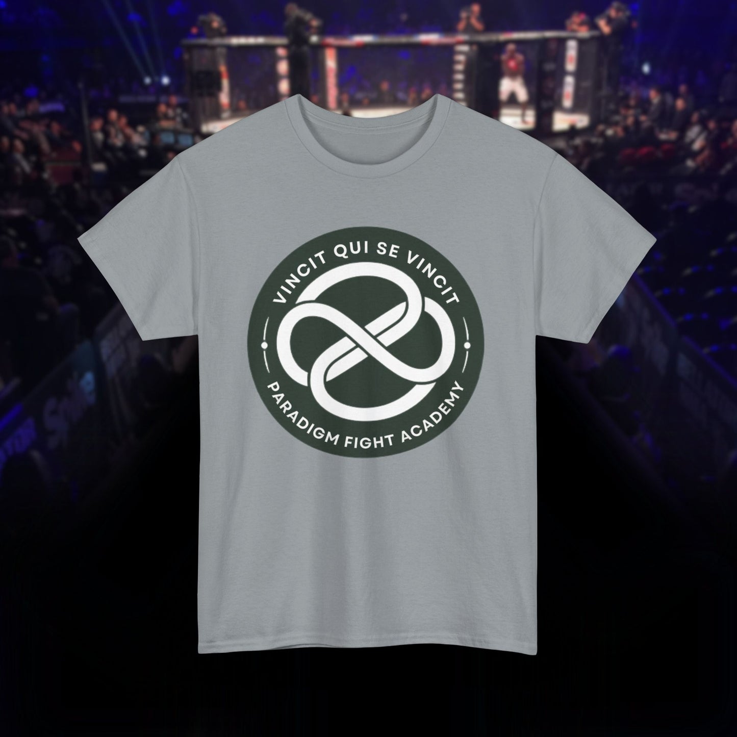 James Dunn Paradigm Fight Green Logo Tee