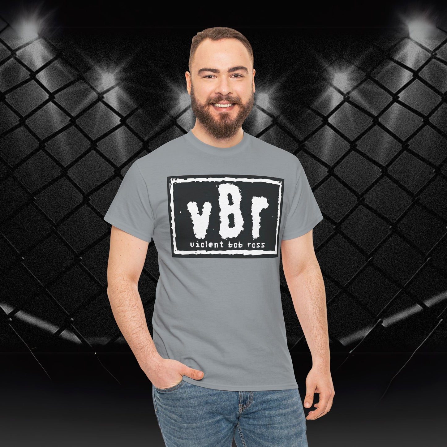 Violent Bob Ross Logo Tee