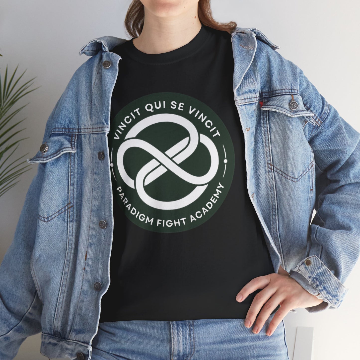 James Dunn Paradigm Fight Green Logo Tee