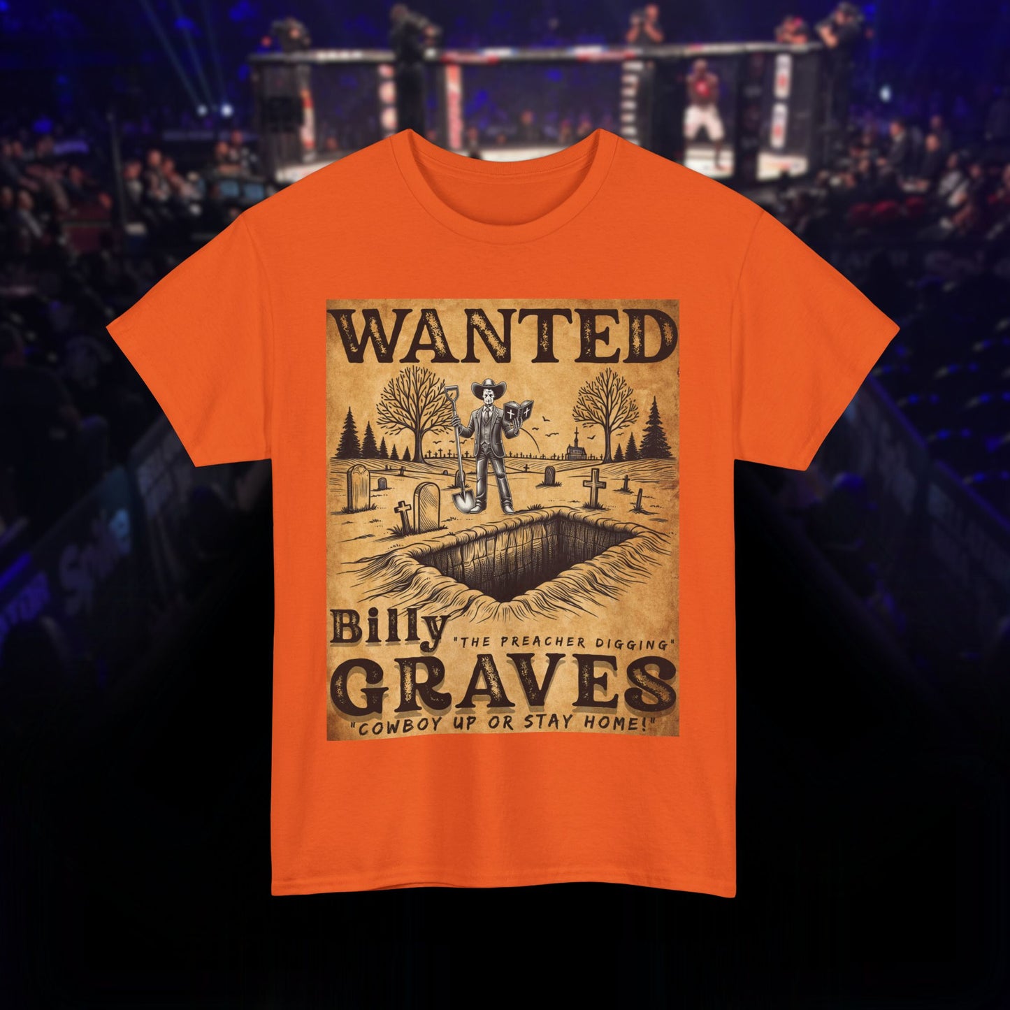 Billy The Preacher Digging" Graves Tee