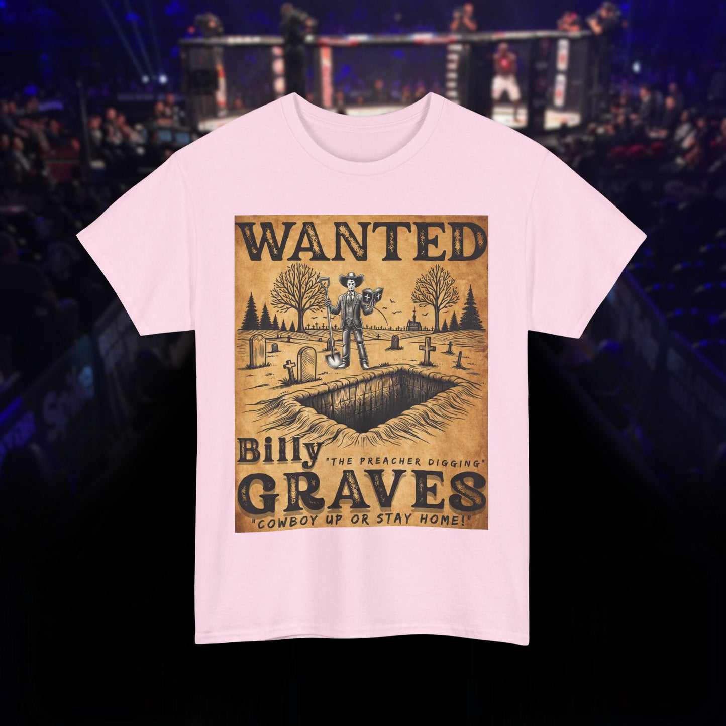 Billy The Preacher Digging" Graves Tee