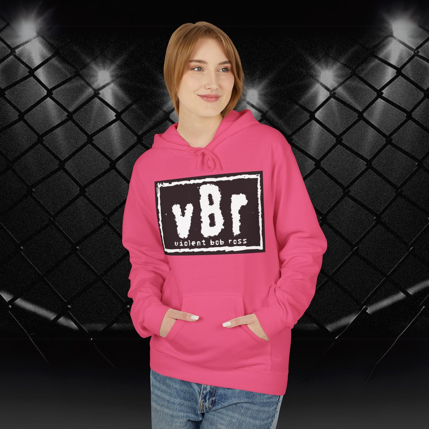 Violent Bob Ross Logo Hoodie