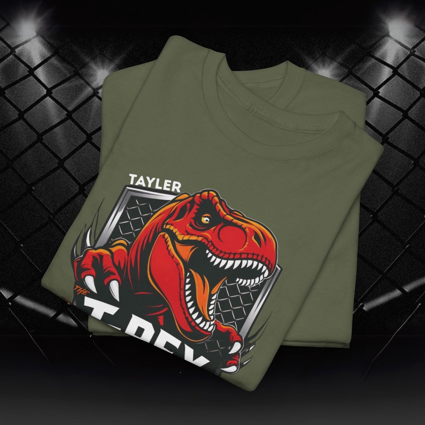 Tayler "The T-Rex" Kleemoff logo tee
