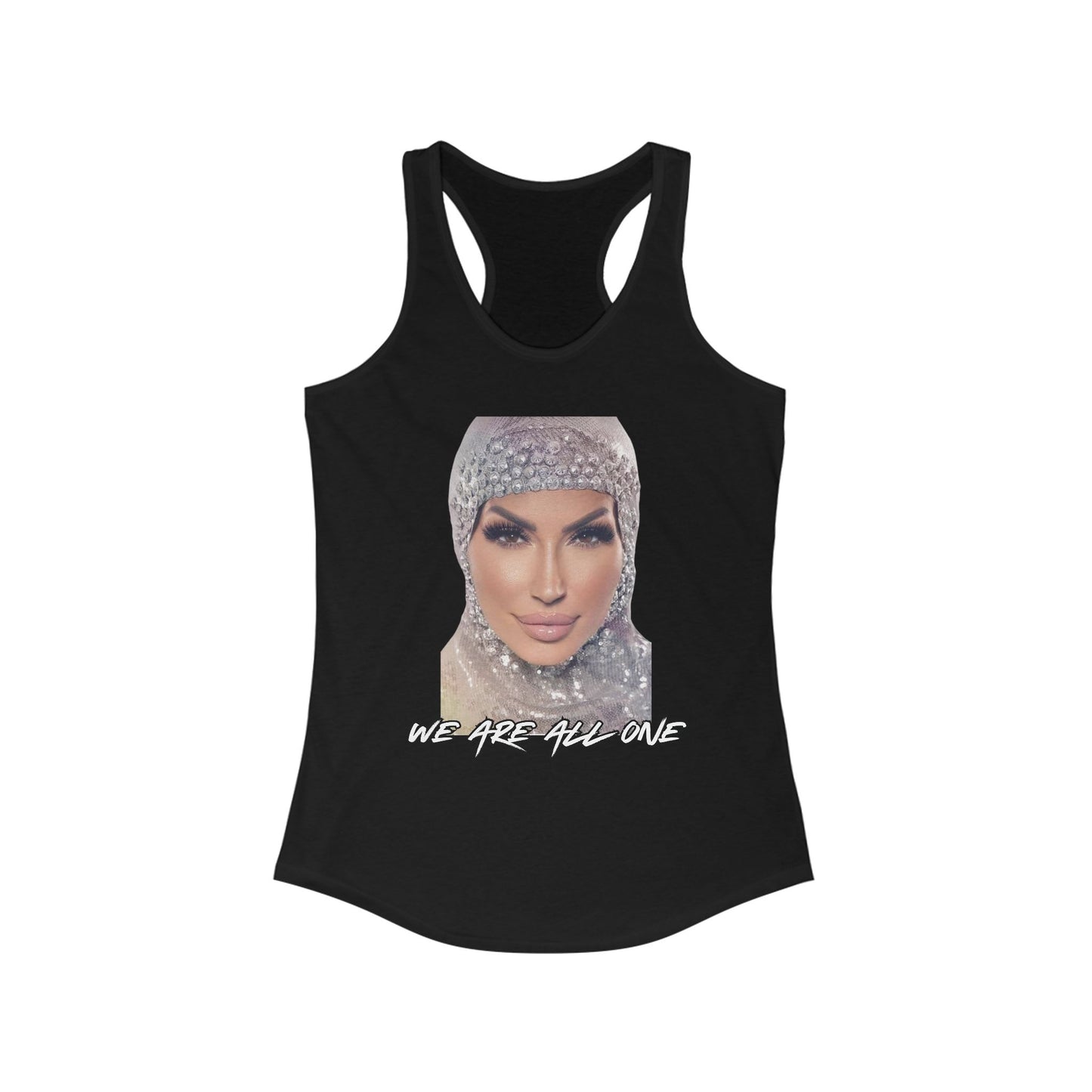 Dani Paige We are all 1 Racerback Tee