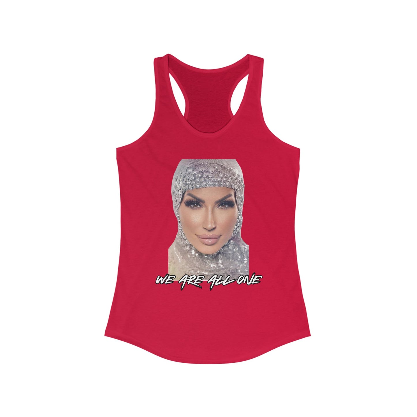 Dani Paige We are all 1 Racerback Tee