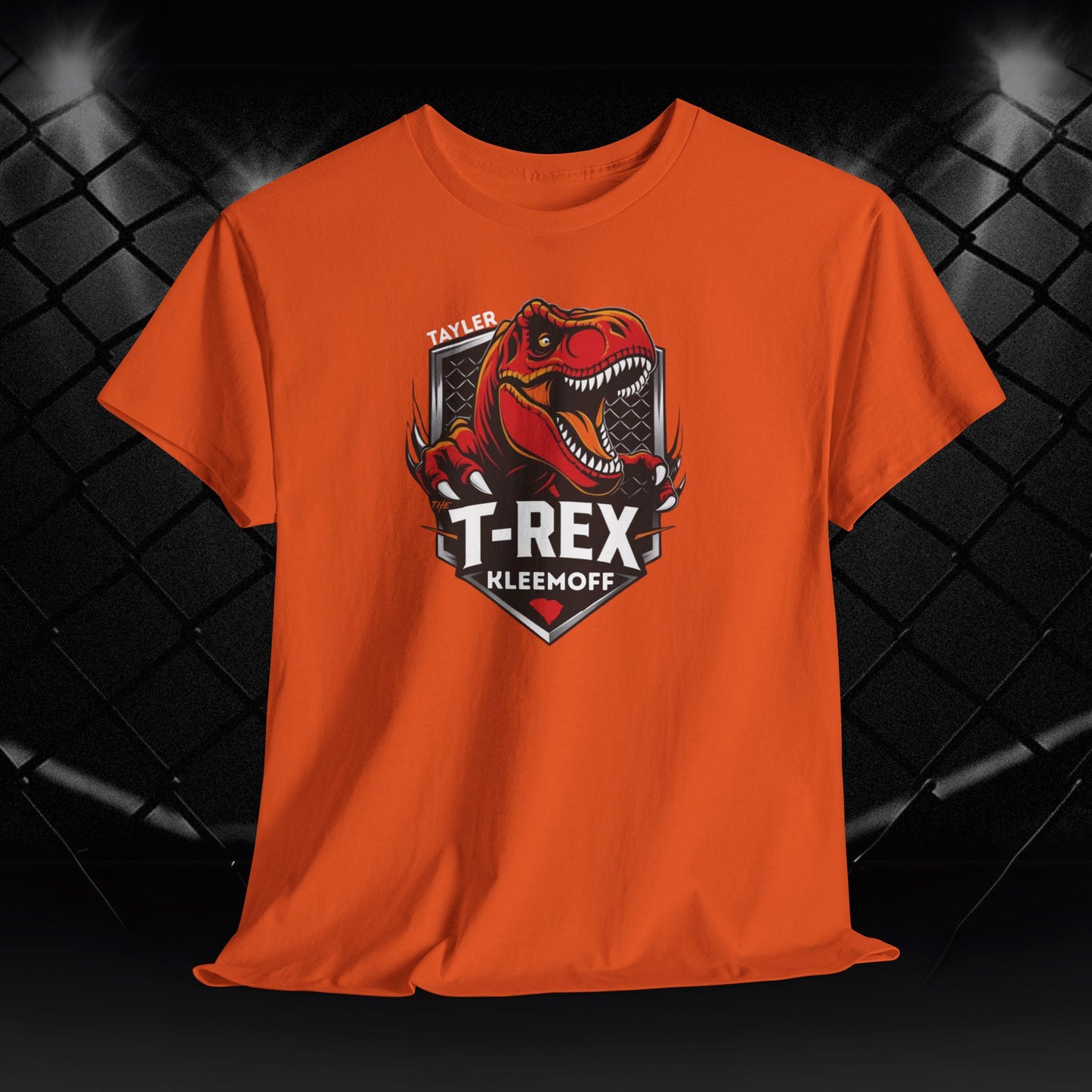 Tayler "The T-Rex" Kleemoff logo tee