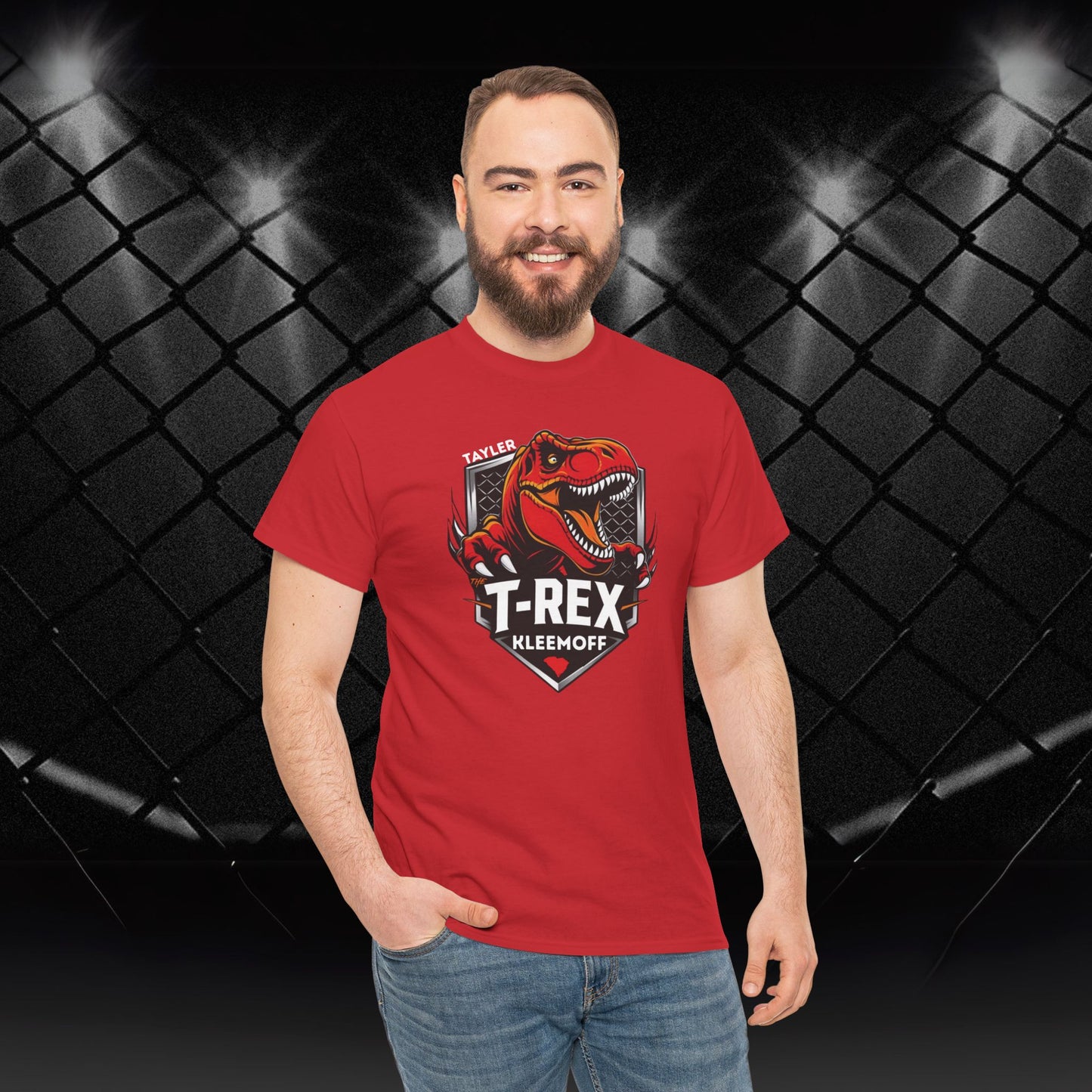 Tayler "The T-Rex" Kleemoff logo tee