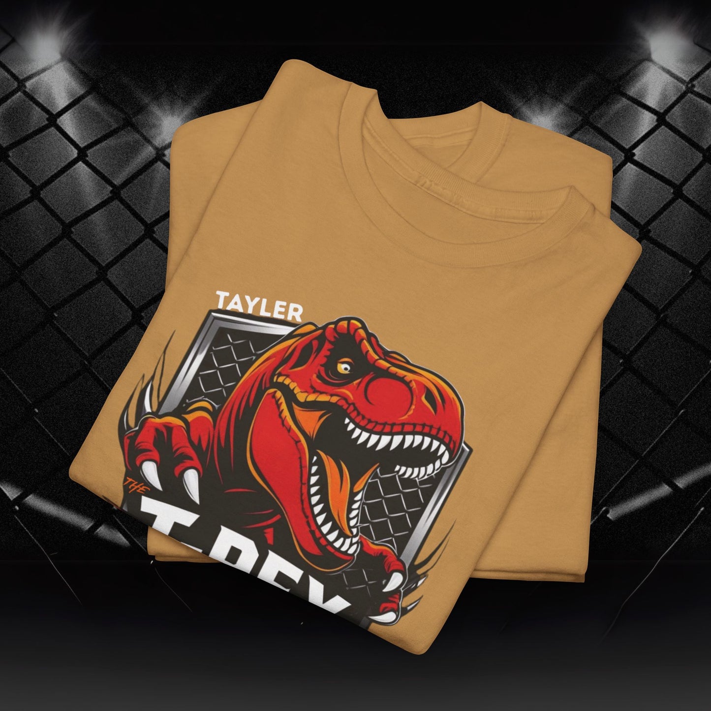 Tayler "The T-Rex" Kleemoff logo tee
