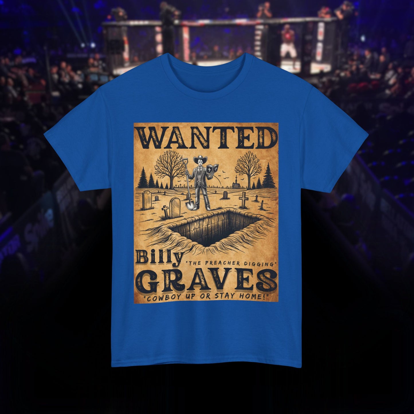 Billy The Preacher Digging" Graves Tee