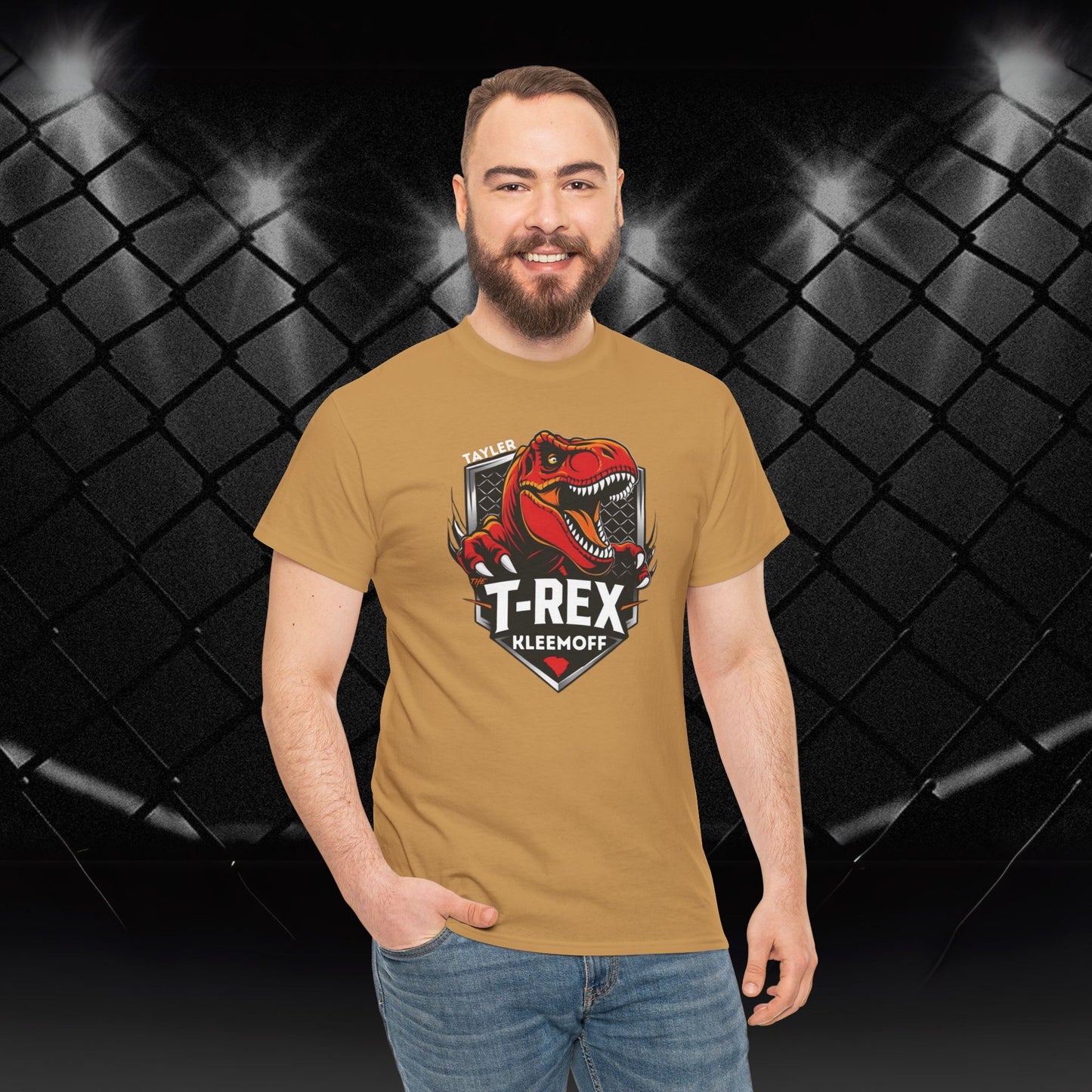 Tayler "The T-Rex" Kleemoff logo tee