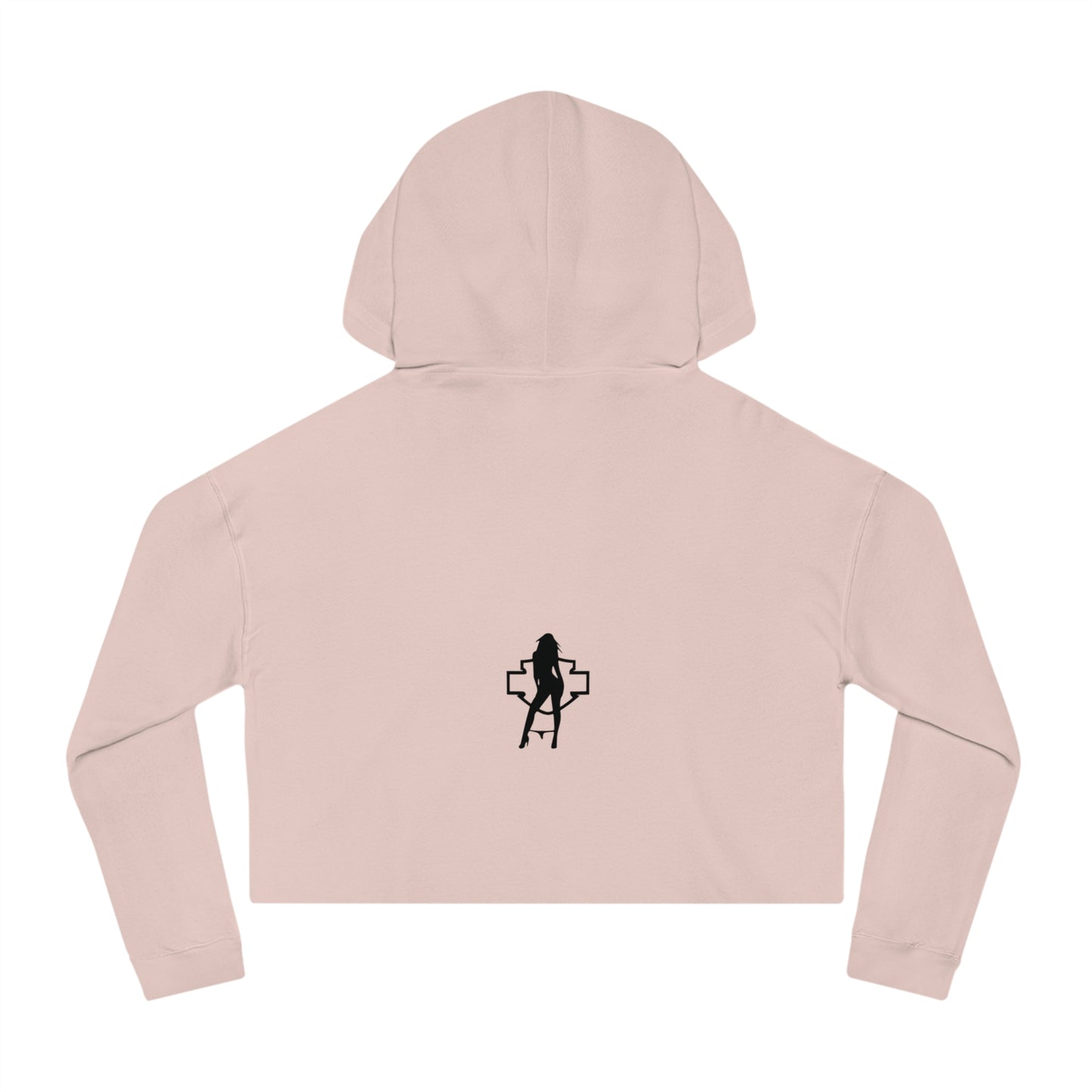 Women’s Ew, You cant ride Cropped Hooded Sweatshirt