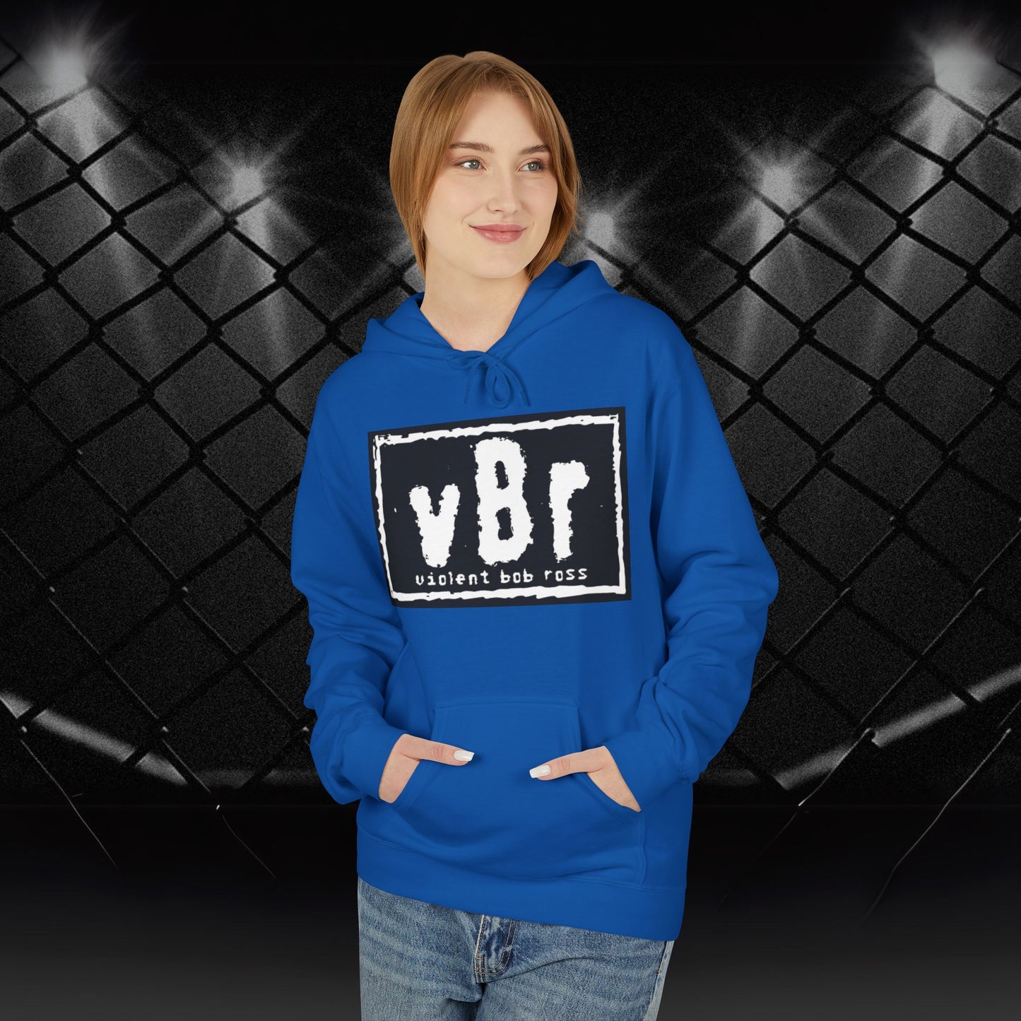 Violent Bob Ross Logo Hoodie