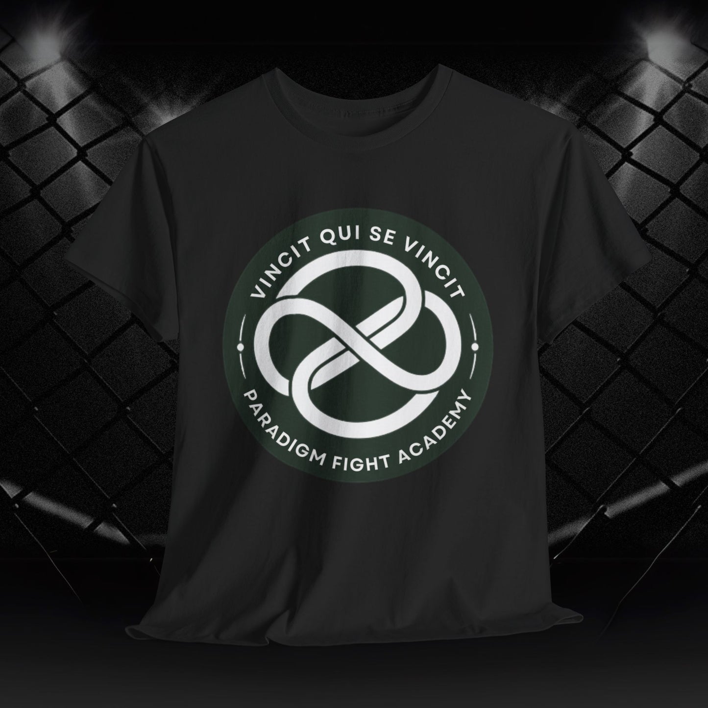 James Dunn Paradigm Fight Green Logo Tee