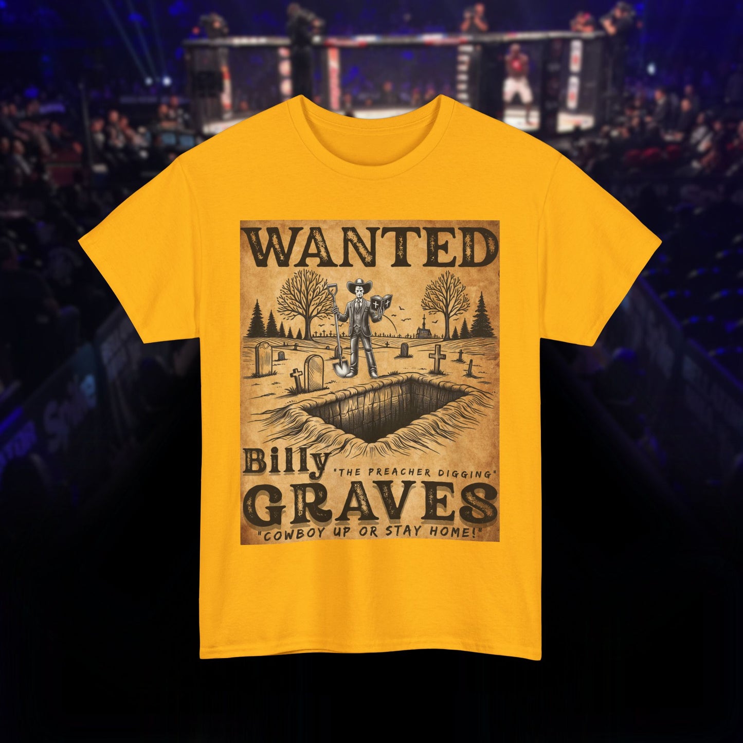 Billy The Preacher Digging" Graves Tee