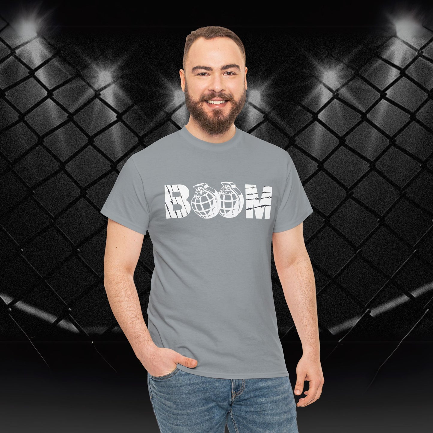 Brian Kelleher BOOM logo Tee