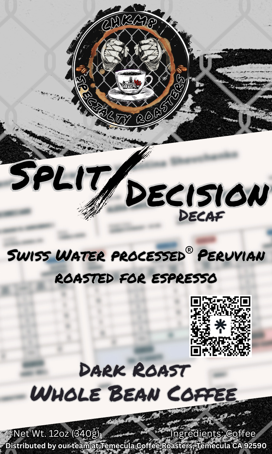 Split Decision (DECAF) WHOLE BEAN