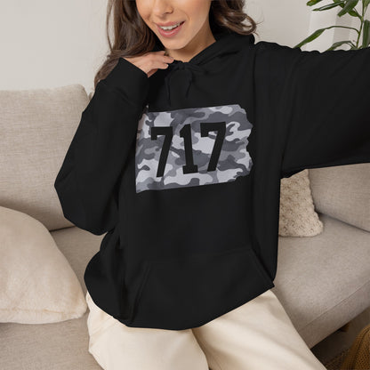 717 Pennsylvania Snow Camo Hoodie — Area Code Hooded Sweatshirt