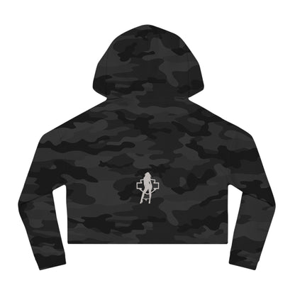 Women’s Ew, You cant ride Cropped Hooded Sweatshirt