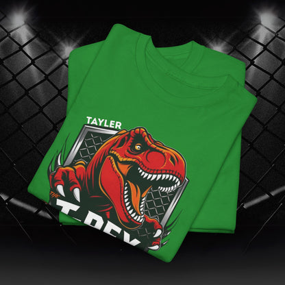 Tayler "The T-Rex" Kleemoff logo tee