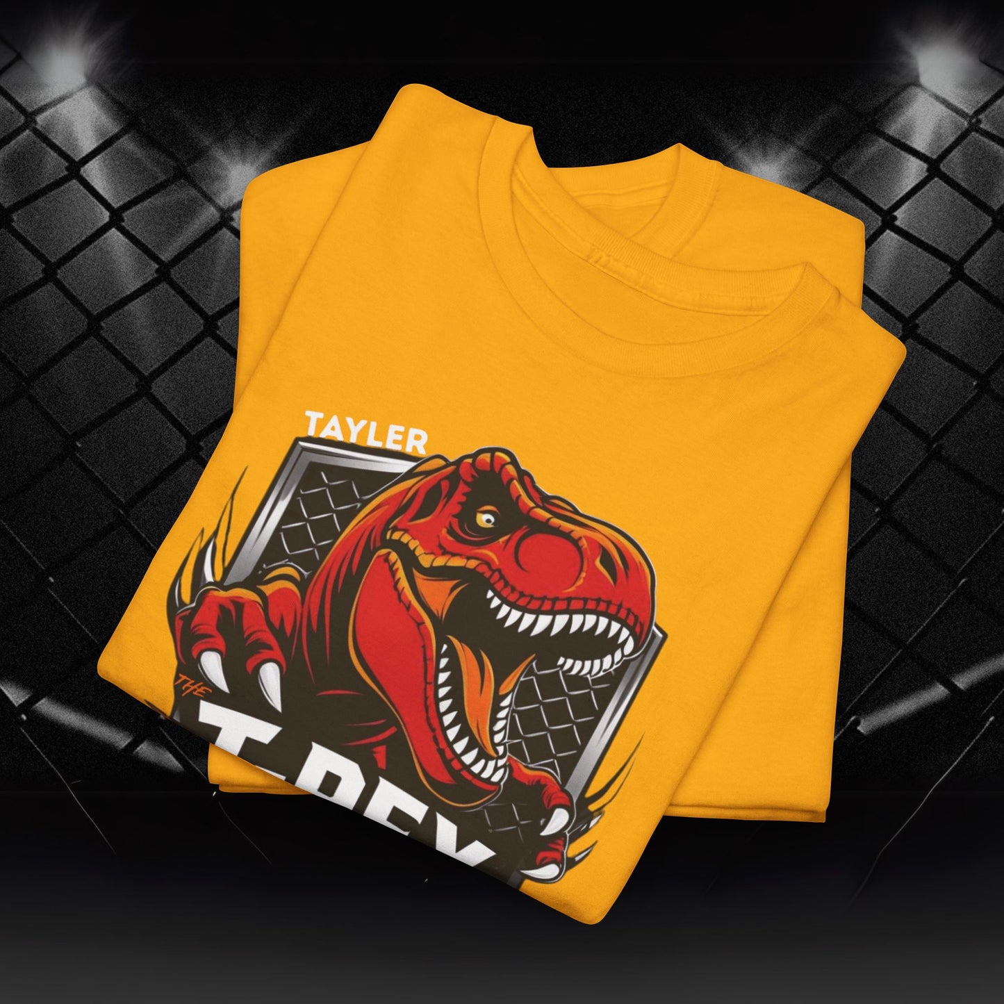 Tayler "The T-Rex" Kleemoff logo tee