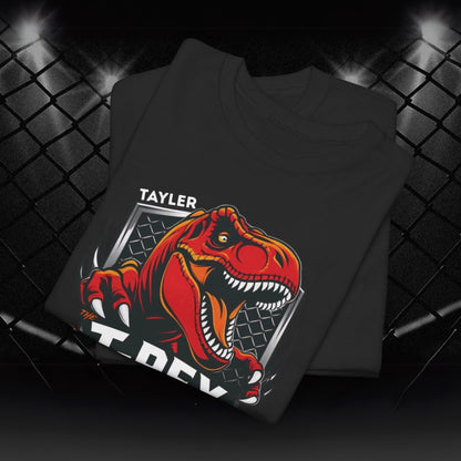 Tayler "The T-Rex" Kleemoff logo tee