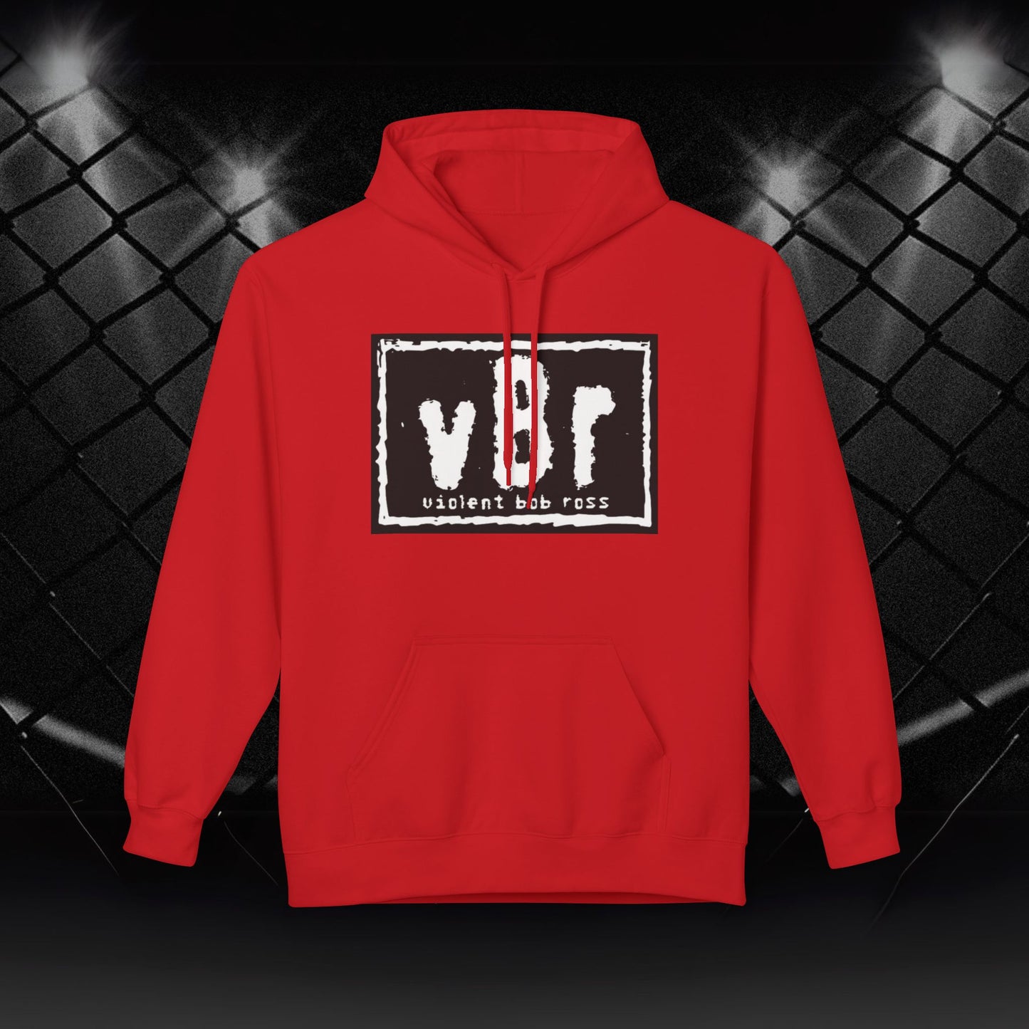 Violent Bob Ross Logo Hoodie