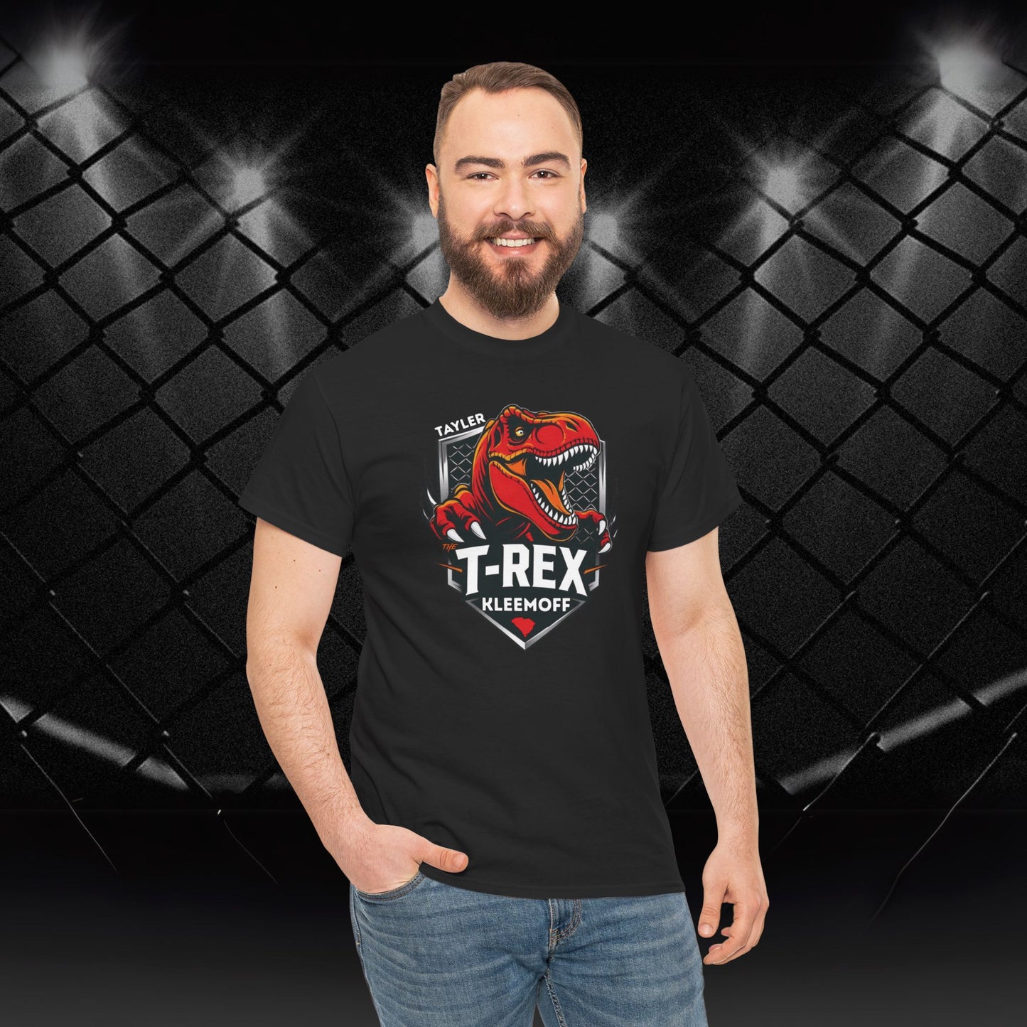 Tayler "The T-Rex" Kleemoff logo tee