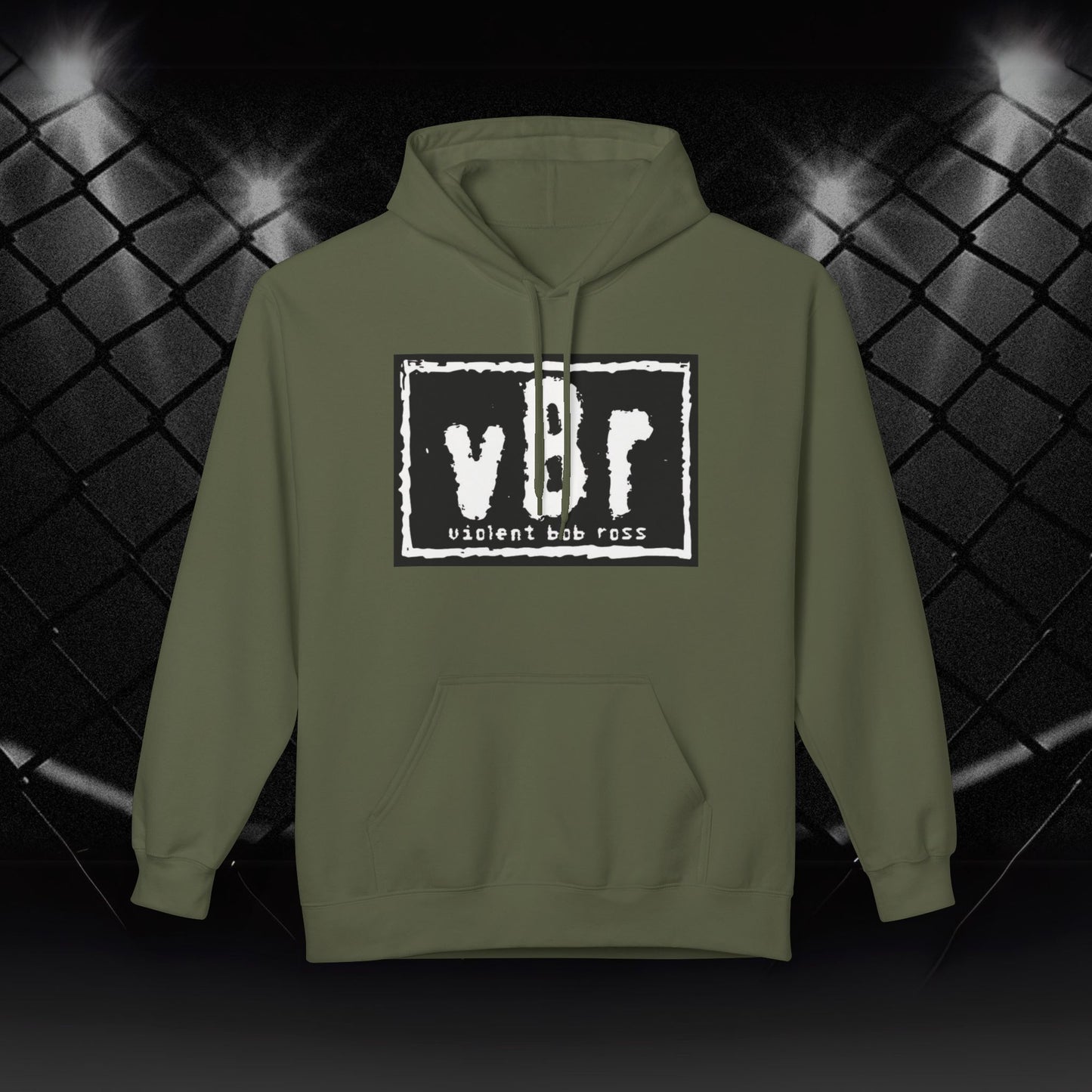Violent Bob Ross Logo Hoodie
