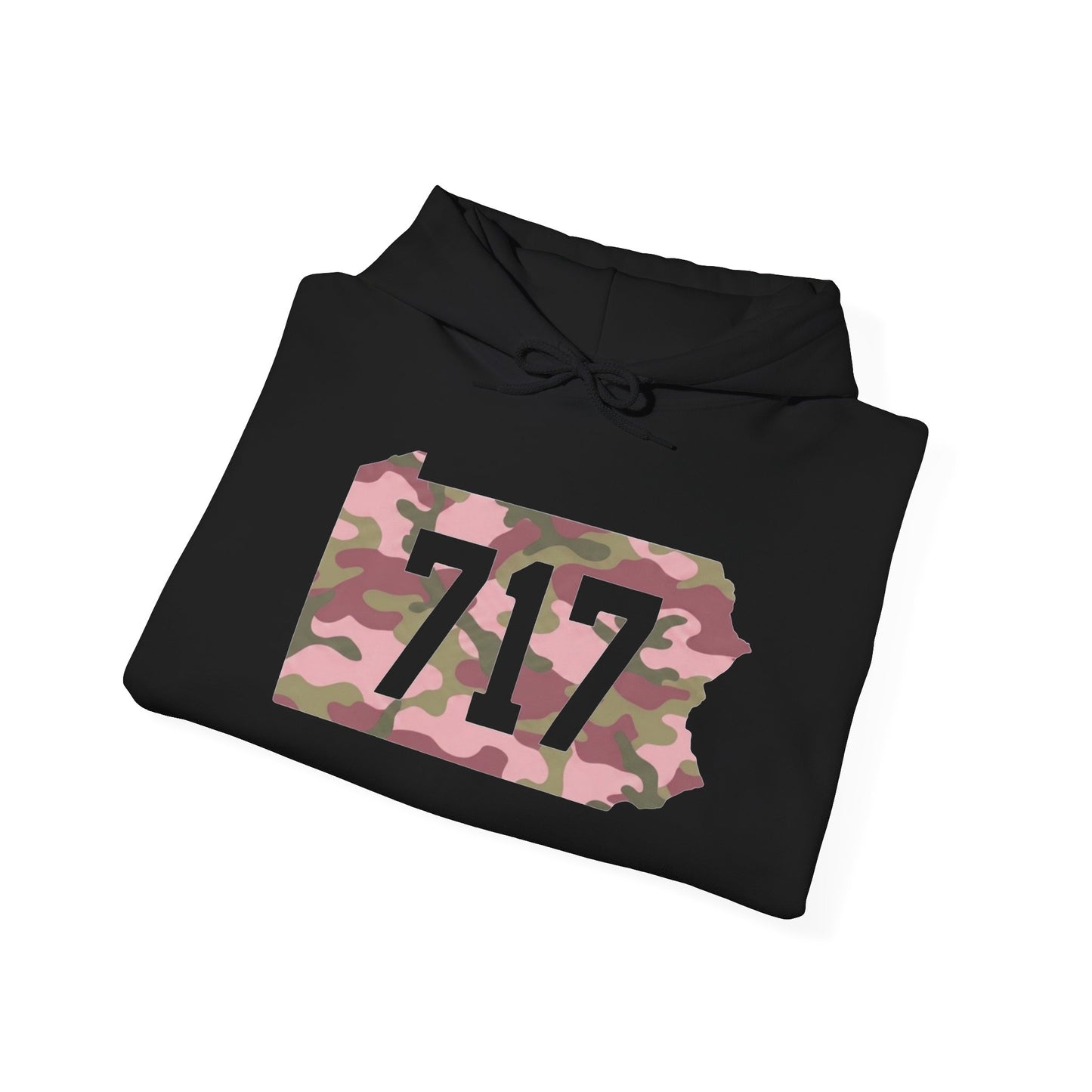717 Pink Camo Unisex Heavy Blend Hooded Sweatshirt