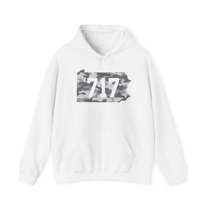 717 Pennsylvania Snow Camo Hoodie — Area Code Hooded Sweatshirt