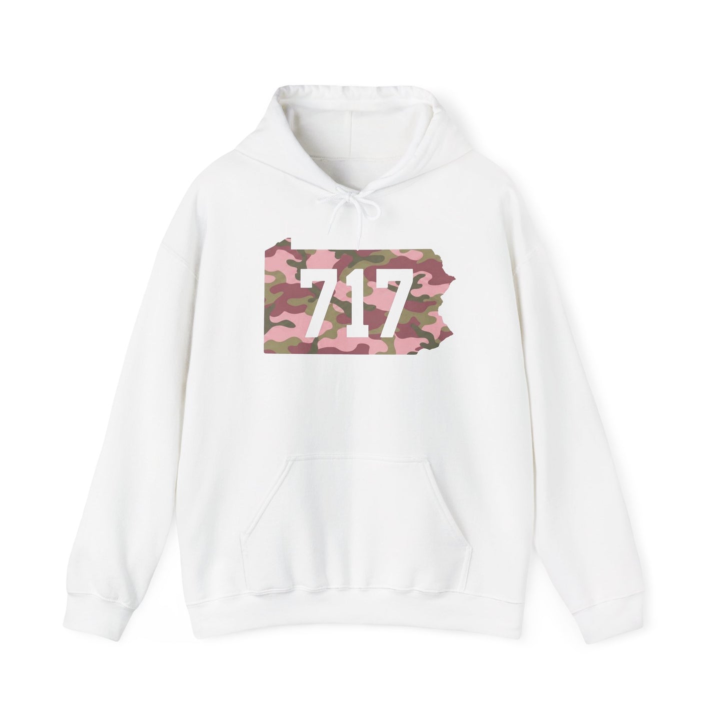 717 Pink Camo Unisex Heavy Blend Hooded Sweatshirt