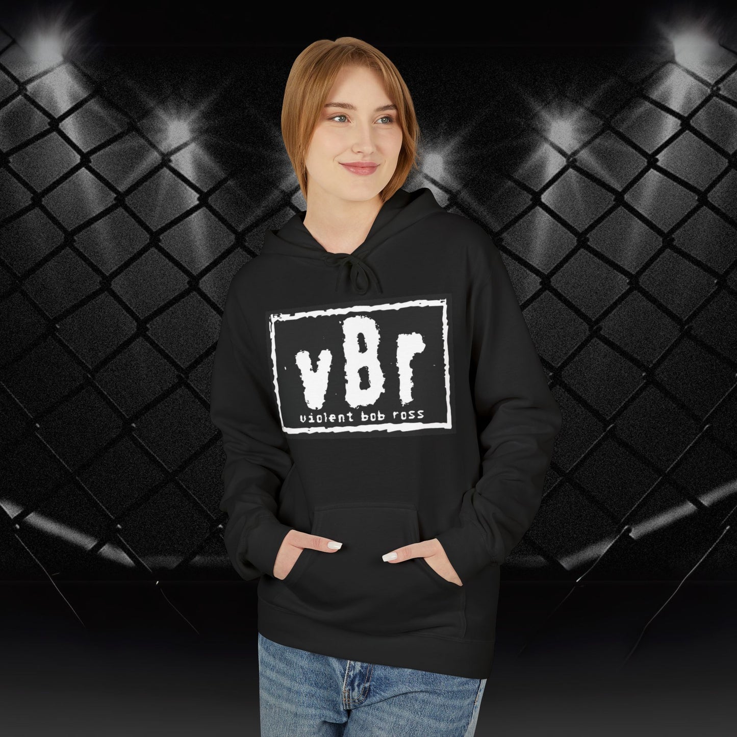 Violent Bob Ross Logo Hoodie