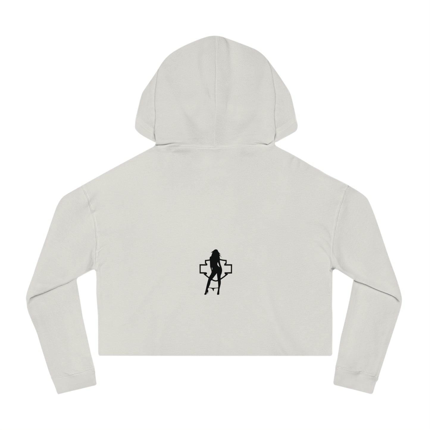 Women’s Ew, You cant ride Cropped Hooded Sweatshirt