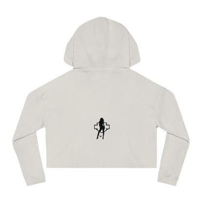 Women’s Ew, You cant ride Cropped Hooded Sweatshirt