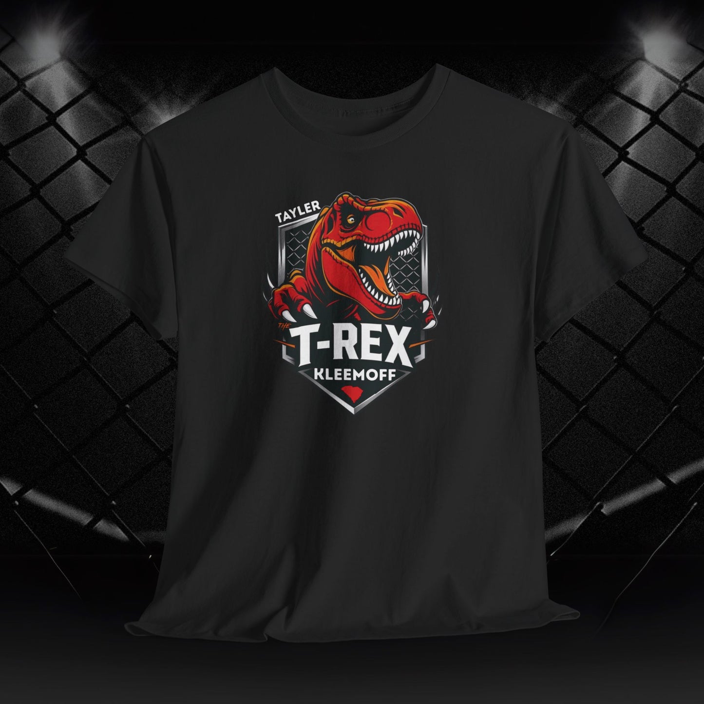 Tayler "The T-Rex" Kleemoff logo tee