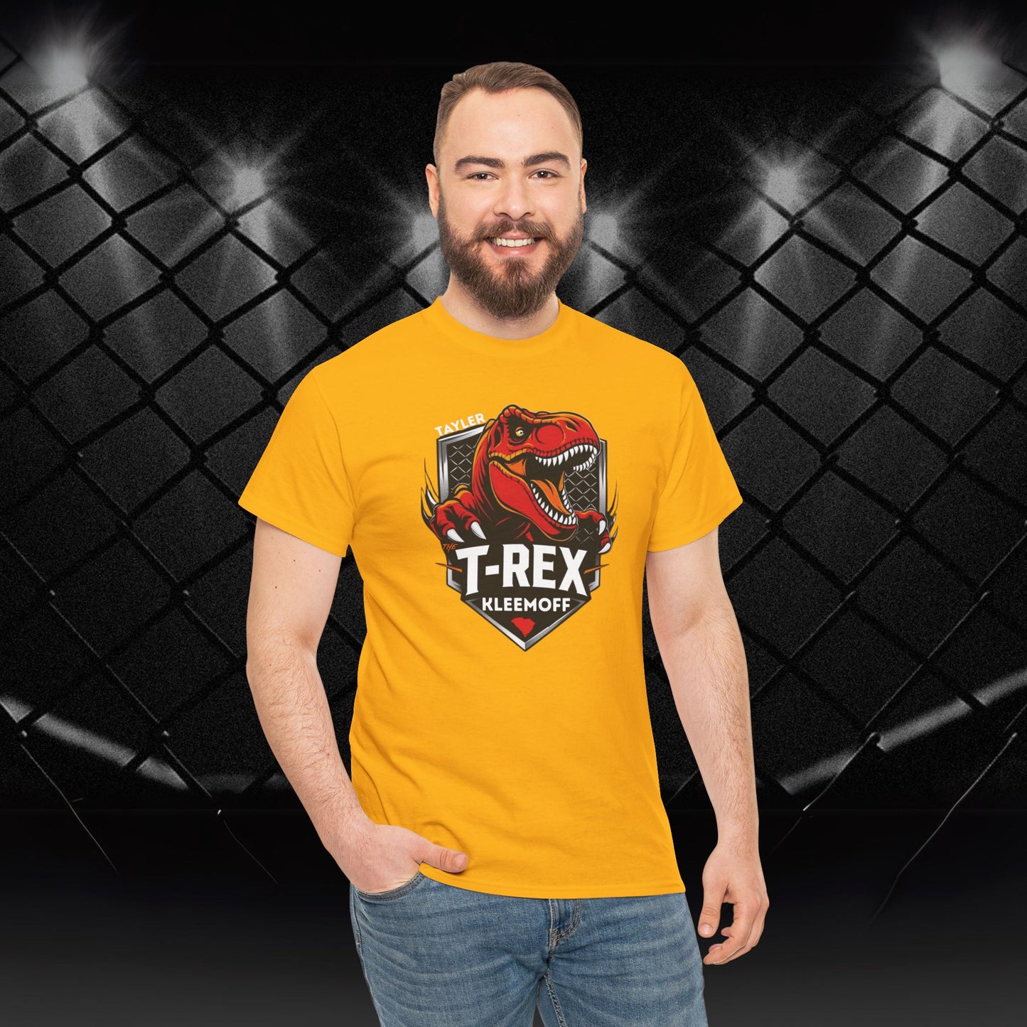 Tayler "The T-Rex" Kleemoff logo tee