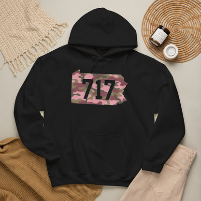 717 Pink Camo Unisex Heavy Blend Hooded Sweatshirt
