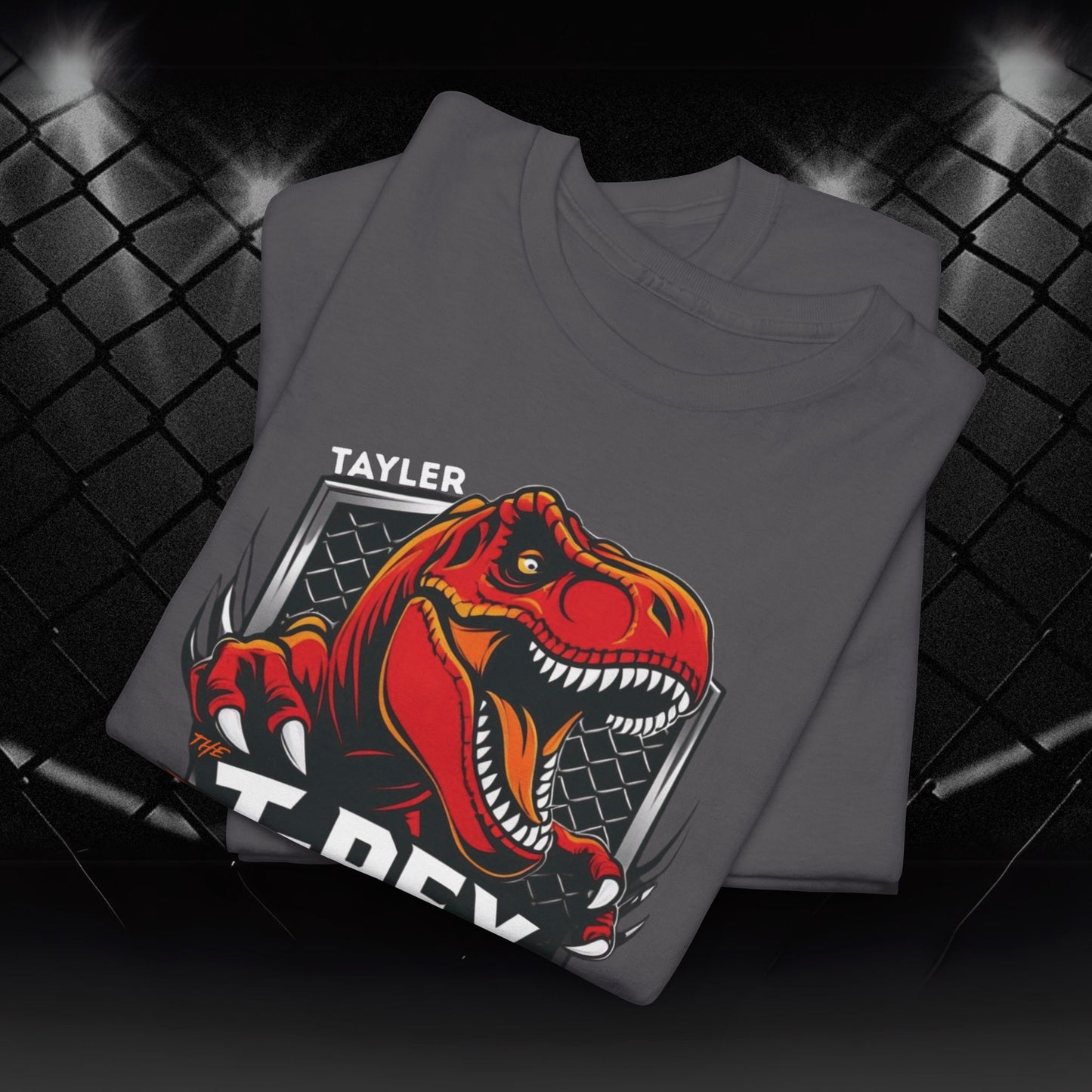 Tayler "The T-Rex" Kleemoff logo tee