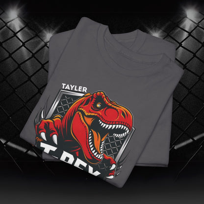 Tayler "The T-Rex" Kleemoff logo tee