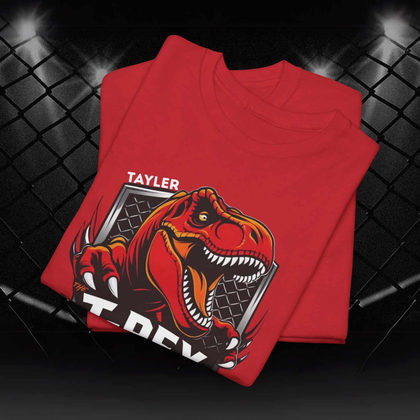 Tayler "The T-Rex" Kleemoff logo tee