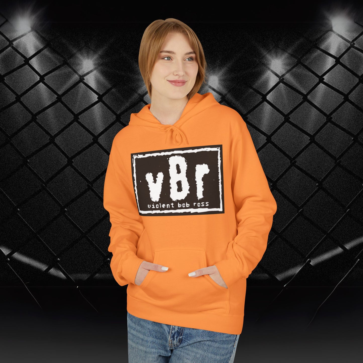 Violent Bob Ross Logo Hoodie