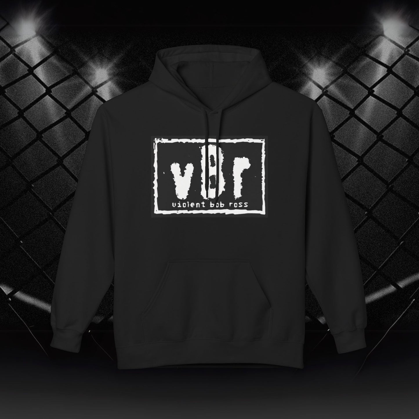 Violent Bob Ross Logo Hoodie