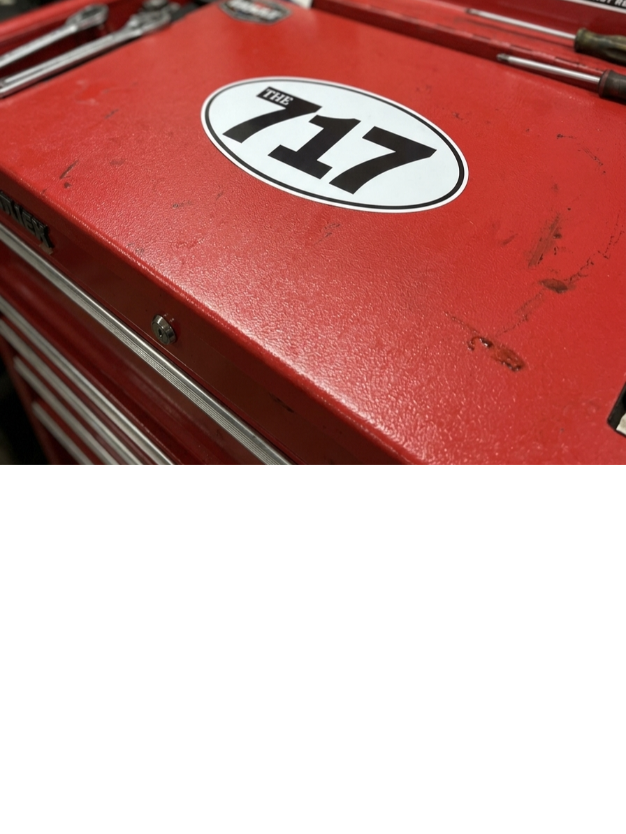 The 717 Kiss Cut Vinyl Sticker