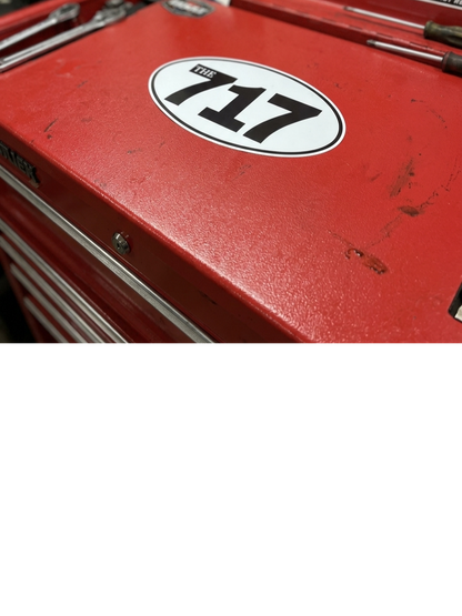 The 717 Kiss Cut Vinyl Sticker