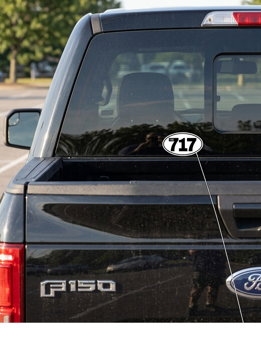 The 717 Kiss Cut Vinyl Sticker